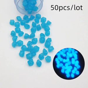 Planet Gates Glowing pebbles aquarium luminous stone fish tank decoration courtyard lawn outdoor luminous stone cobblestone in the darkness