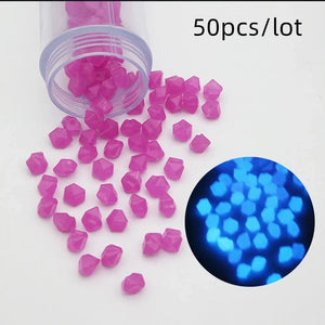 Planet Gates Glowing pebbles aquarium luminous stone fish tank decoration courtyard lawn outdoor luminous stone cobblestone in the darkness