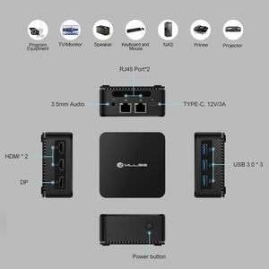 Planet Gates GMK G2 / us / 12GB RAM 512GB ROM MLLSE G2 Mini PC Windows 11 Pro Alder Lake N100 Intel 12th DDR4 12GB RAM 512GB SSD WiFi 6 BT5.2 Desktop Computer Mini Pc Work
