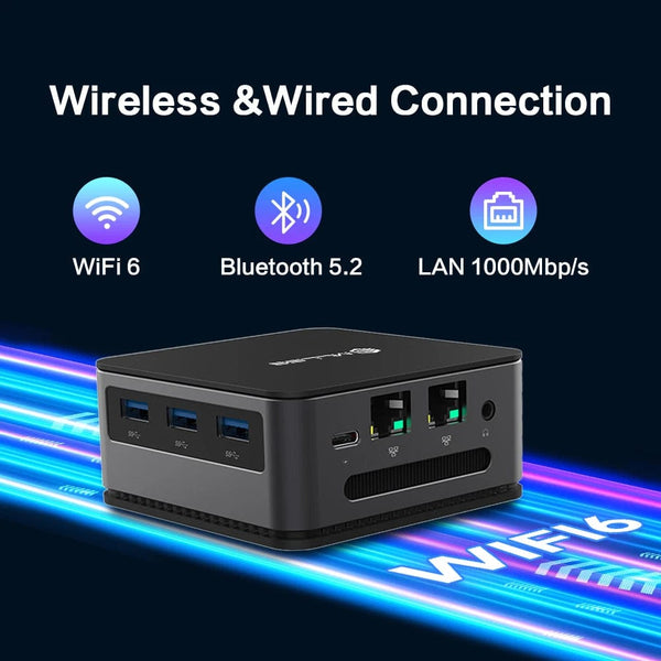 Planet Gates GMK G2 / us / 12GB RAM 512GB ROM MLLSE G2 Mini PC Windows 11 Pro Alder Lake N100 Intel 12th DDR4 12GB RAM 512GB SSD WiFi 6 BT5.2 Desktop Computer Mini Pc Work