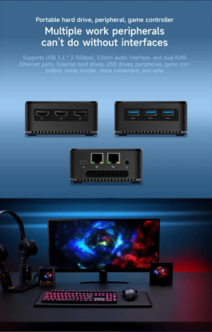 Planet Gates GMK G2 / us / 12GB RAM 512GB ROM MLLSE G2 Mini PC Windows 11 Pro Alder Lake N100 Intel 12th DDR4 12GB RAM 512GB SSD WiFi 6 BT5.2 Desktop Computer Mini Pc Work