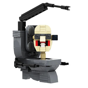 Planet Gates Gobricks MOC Skibidi Toilet Man Monitor Building Blocks Speakerman The Audio and Camera Man ski video eyelet camera man Toys