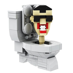 Planet Gates Gobricks MOC Skibidi Toilet Man Monitor Building Blocks Speakerman The Audio and Camera Man ski video eyelet camera man Toys