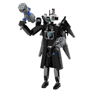 Planet Gates Gobricks MOC Skibidi Toilet Man Monitor Building Blocks Speakerman The Audio and Camera Man ski video eyelet camera man Toys