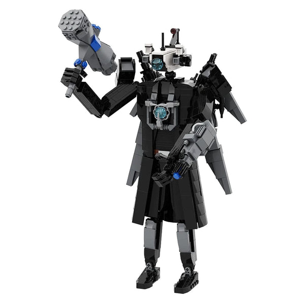 Planet Gates Gobricks MOC Skibidi Toilet Man Monitor Building Blocks Speakerman The Audio and Camera Man ski video eyelet camera man Toys