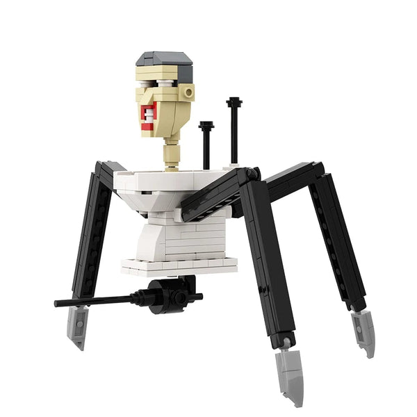 Planet Gates Gobricks MOC Skibidi Toilet Man Monitor Building Blocks Speakerman The Audio and Camera Man ski video eyelet camera man Toys