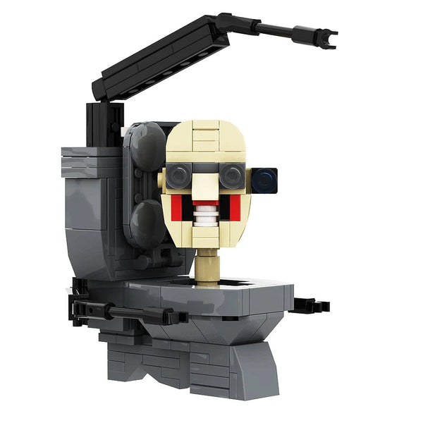 Planet Gates Gobricks MOC Skibidi Toilet Man Monitor Building Blocks Speakerman The Audio and Camera Man ski video eyelet camera man Toys