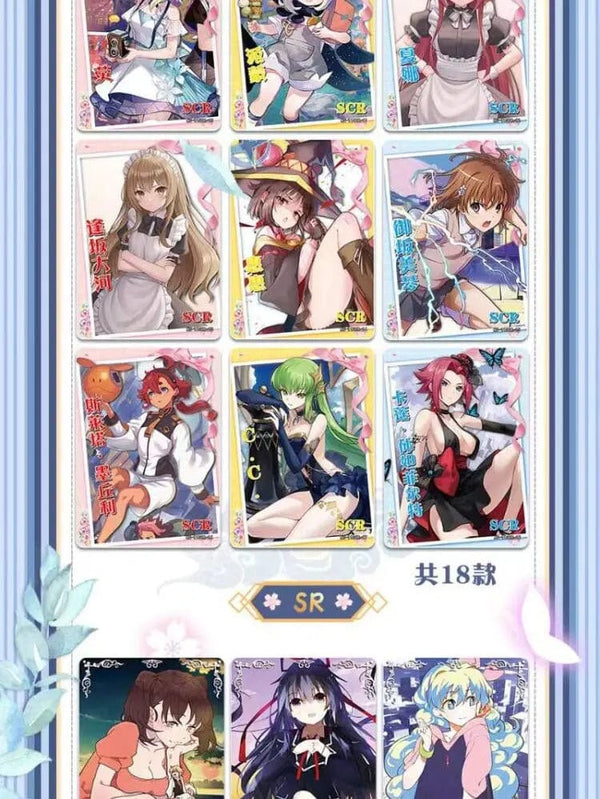 Planet Gates Goddess Story Collection Card 5M08 1m11 Set Anime Games Girl Party Swimsuit Bikini Booster Box Doujin Toys And Hobbies Gift