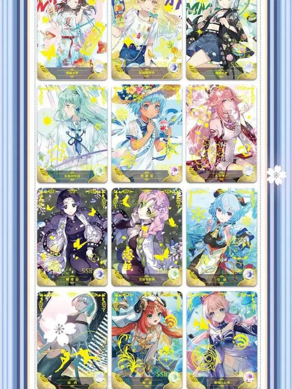 Planet Gates Goddess Story Collection Card 5M08 1m11 Set Anime Games Girl Party Swimsuit Bikini Booster Box Doujin Toys And Hobbies Gift