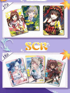 Planet Gates Goddess Story Collection Card 5M08 1m11 Set Anime Games Girl Party Swimsuit Bikini Booster Box Doujin Toys And Hobbies Gift