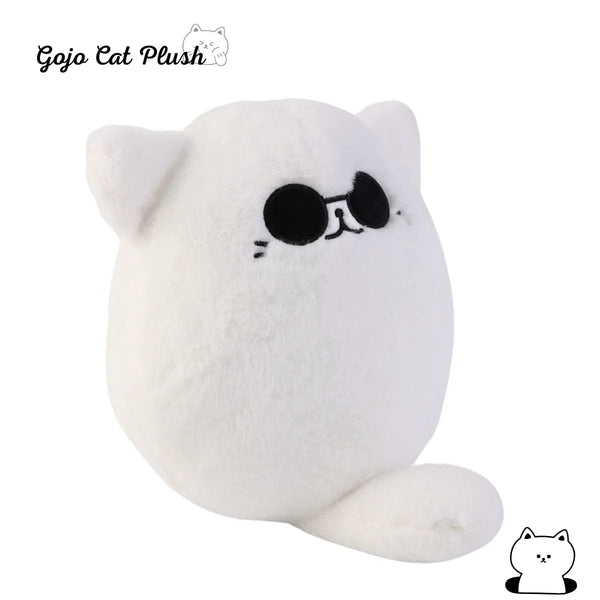 Planet Gates Gojo / 32cm 32cm Soft Gojo Cat Plush Pillow Hot Anime Sunglasses White Cat Plushies Toys Stuffed Animals Doll Home Decor Kids Birthday Gift