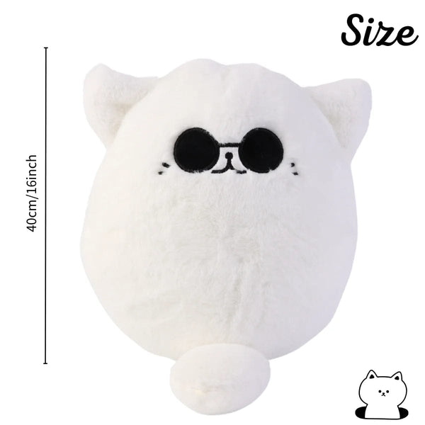 Planet Gates Gojo / 32cm 32cm Soft Gojo Cat Plush Pillow Hot Anime Sunglasses White Cat Plushies Toys Stuffed Animals Doll Home Decor Kids Birthday Gift