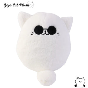 Planet Gates Gojo / 32cm 32cm Soft Gojo Cat Plush Pillow Hot Anime Sunglasses White Cat Plushies Toys Stuffed Animals Doll Home Decor Kids Birthday Gift