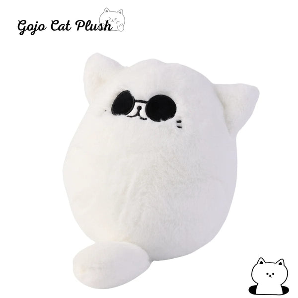 Planet Gates Gojo / 32cm 32cm Soft Gojo Cat Plush Pillow Hot Anime Sunglasses White Cat Plushies Toys Stuffed Animals Doll Home Decor Kids Birthday Gift