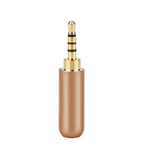 Planet Gates Gold / 10pcs Wholesale Jack 2 5 mm Earphone Plug 4 Pole Audio 2.5mm Connector Consumer Electronics DIY Upgrated Headphone Cable Metal Alloy