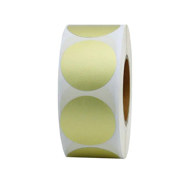 Planet Gates GOLD 12 Colors 500Pcs/Roll Chroma Label Color Code Dot Labels Stickers Can Writing 1 Inch Teacher Office Supplies Stationery Sticker