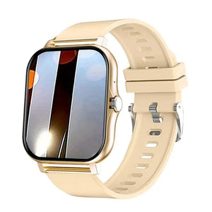 Planet Gates Gold 2024 Smart Watch Android Phone 1.44'' Inch Color Screen Bluetooth Call Blood Oxygen/Pressure Monitoring Smart Watch Women Men