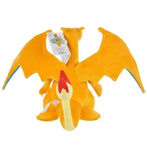 Planet Gates Gold 25CM Charizard Plush Toys Pokemon Fire Type Dragon Anime Soft Stuffed Animal Peluche Doll Toys Gifts