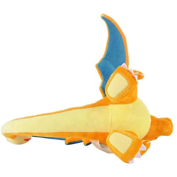 Planet Gates Gold 25CM Charizard Plush Toys Pokemon Fire Type Dragon Anime Soft Stuffed Animal Peluche Doll Toys Gifts