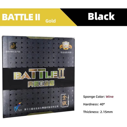 Planet Gates Gold 40 Black 729 Friendship Battle 2 Gold Table Tennis Rubber Tacky Professional Pimples-in Ping Pong Rubber for Intermediate and Advanced