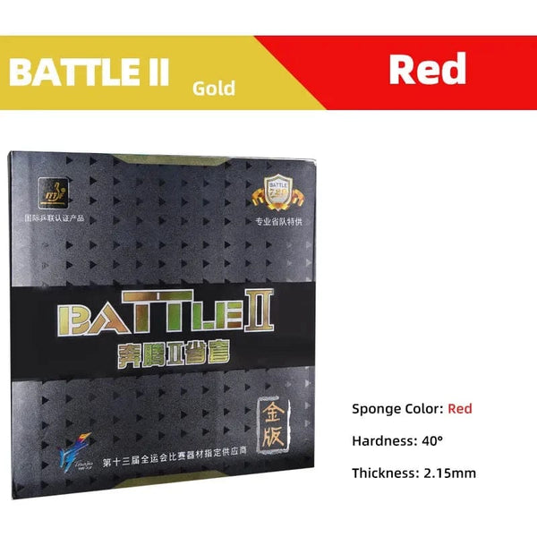 Planet Gates Gold 40 Red 729 Friendship Battle 2 Gold Table Tennis Rubber Tacky Professional Pimples-in Ping Pong Rubber for Intermediate and Advanced