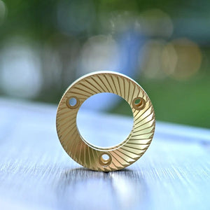 Planet Gates Gold 64mm Flat Burrs with Titanium plating Sweet High-Uniformity Espresso Grinding, Commercial Espresso Coffee Bean Grinder Burrs