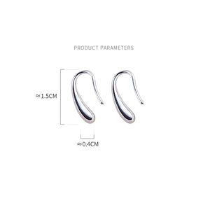 Planet Gates Gold 925 Sterling Silver Water Drop Shape Earrings for Women  Simple Temperament Ins Retro Jewelry Party Birthday Gifts