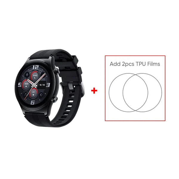 Planet Gates Gold Add Blue Strap / Global Version / Russian Federation HONOR Watch GS 3 Global Version 3D-Curved Glass SmartWatch GS3 1.43" AMOLED Screen 8 channel Accurate Health Monitoring Watch