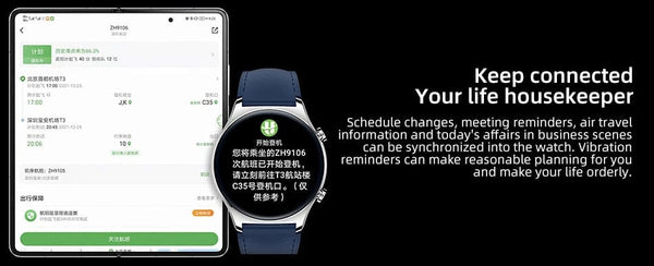 Planet Gates Gold Add Blue Strap / Global Version / Russian Federation HONOR Watch GS 3 Global Version 3D-Curved Glass SmartWatch GS3 1.43" AMOLED Screen 8 channel Accurate Health Monitoring Watch