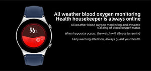 Planet Gates Gold Add Blue Strap / Global Version / Russian Federation HONOR Watch GS 3 Global Version 3D-Curved Glass SmartWatch GS3 1.43" AMOLED Screen 8 channel Accurate Health Monitoring Watch