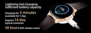 Planet Gates Gold Add Blue Strap / Global Version / Russian Federation HONOR Watch GS 3 Global Version 3D-Curved Glass SmartWatch GS3 1.43" AMOLED Screen 8 channel Accurate Health Monitoring Watch