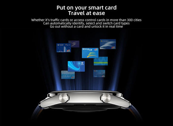 Planet Gates Gold Add Blue Strap / Global Version / Russian Federation HONOR Watch GS 3 Global Version 3D-Curved Glass SmartWatch GS3 1.43" AMOLED Screen 8 channel Accurate Health Monitoring Watch