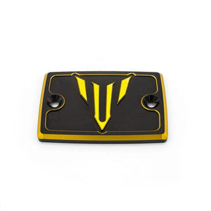 Planet Gates Gold / CHINA 2024 CNC Motorcycle Front Brake Reservoir Cover Cap For Yamaha MT07 MT09 MT10 MT-07 MT-09 MT-10 FZ07 FZ09 MT 07 09 2015-2023