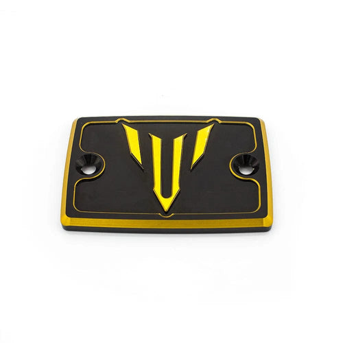 Planet Gates Gold / CHINA 2024 CNC Motorcycle Front Brake Reservoir Cover Cap For Yamaha MT07 MT09 MT10 MT-07 MT-09 MT-10 FZ07 FZ09 MT 07 09 2015-2023