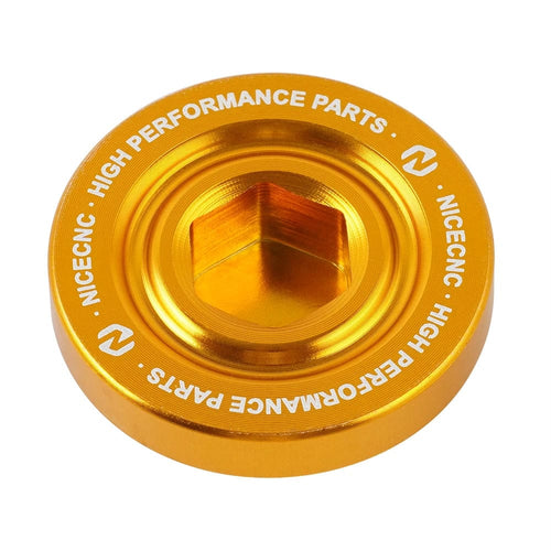 Planet Gates Gold / CHINA NICECNC Oil Filler Cap For Yamaha Raptor 700 700R 2006-2024 Engine Oil Drain Plug Sump Nut Wolverine X4 YZF R1 ATV Accessories