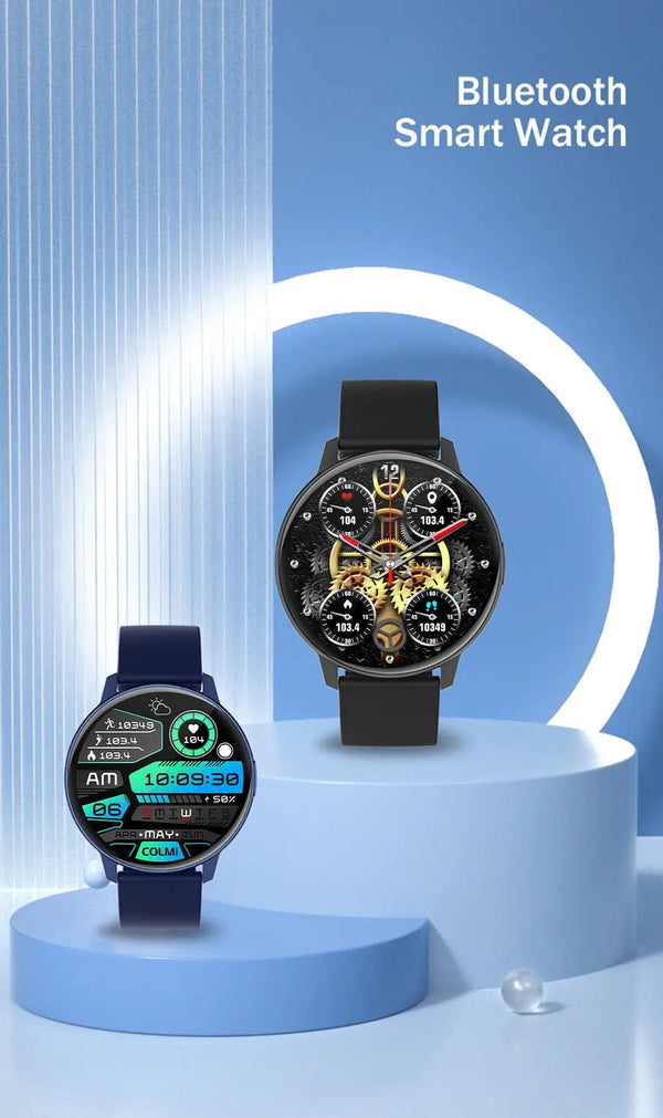 Planet Gates GOLD COLMI I31 Smartwatch 1.43 Inch AMOLED Screen 100 Sports Modes 7 Day Battery Life Always On Display Smart Watch Men Women