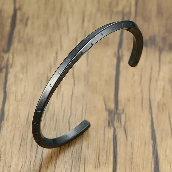 Planet Gates Gold Color / 64mm Dia. Vnox Retro Nordic Vikings Cuff Bangle Bracelets for Men, Stainless Steel Mobius Norse Mythology Runes Amulet Jewelry Dad Gfit