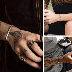 Planet Gates Gold Color / 64mm Dia. Vnox Retro Nordic Vikings Cuff Bangle Bracelets for Men, Stainless Steel Mobius Norse Mythology Runes Amulet Jewelry Dad Gfit