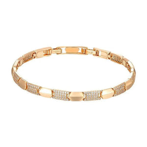 Planet Gates Gold-color / CHINA / 17.5cm with 2 cm MxGxFam  ( 17 cm 19 cm ) 18 k Plated Gold Color Mirco Zircon Watch Bracelets For Women Fashion Jewelry