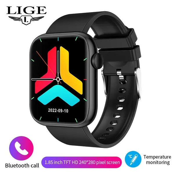 Planet Gates gold mesh belt LIGE Smart Watch For Women Full Touch Screen Bluetooth Call Waterproof Watches Sport Fitness Tracker Smartwatch Lady Reloj Mujer