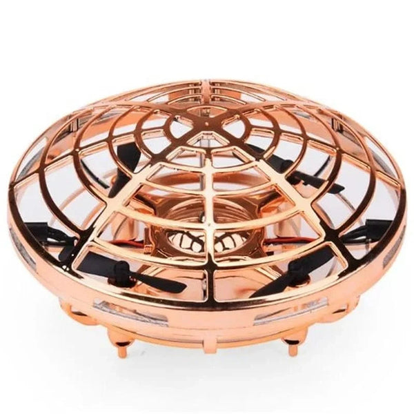 Planet Gates Gold Mini Induction RC Quadcopter Magic Hand UFO Ball Sensing Aircraft Electric Toy for Kids
