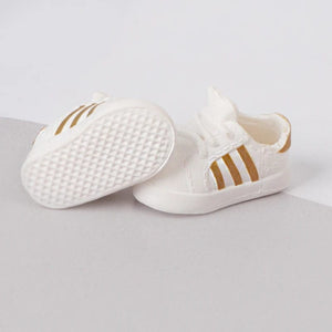 Planet Gates Gold / OB11 2Pcs 1:12 OB11 Striped Sneakers Shoes Doll Classic Shoes Suit For Ob11 1/12 Bjd Detachable Doll Gsc DOD, YMY Doll Accessories