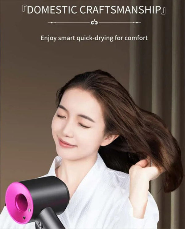 Planet Gates Gold One Nozzle / us Professional High Speed Hair Dryer Negative Ion 5 Attachment 1600W Constant Temperature Hair Care Fast Anion Electric Hair Dryer