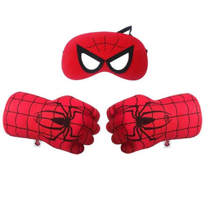 Planet Gates Gold / One Size Superhero Hands for Kids Superhero Boxing Gloves Smash Fists Soft Plush Toys Cosplay Costumes Accessories for Boys Girls Gift