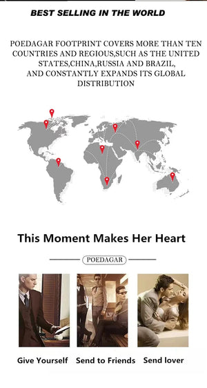 Planet Gates Gold Red L POEDAGAR Luxury Woman Wristwatch Elegant Waterproof Stainless Steel Watch for Ladies Dress Diamond Quartz Women's Watches Reloj