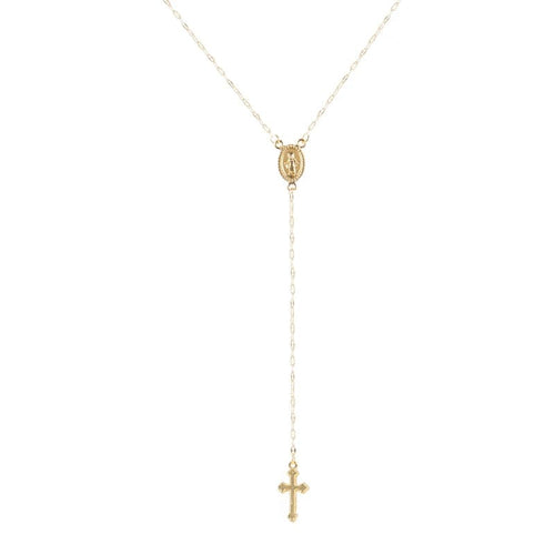 Planet Gates Gold SUMENG 2024 New Fashion Vintage Christian Cross Bohemia Religious Rosary Pendant Necklace For Women Charm Jewelry Gifts