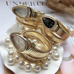 Planet Gates Gold Women Quartz Watch Bracelet Stainless Steel Fashion Gold Ladies Watches Clock High-quality Luxury Ladies Wristwatch(Only Watch)