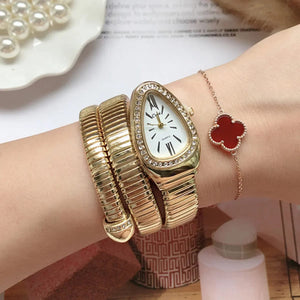 Planet Gates Gold Women Quartz Watch Bracelet Stainless Steel Fashion Gold Ladies Watches Clock High-quality Luxury Ladies Wristwatch(Only Watch)