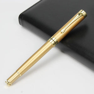 Planet Gates golden / black Custom Luxury Ballpoint Writing Pen Korean Stationery Supplies Novel School Teacher Gift Aesthetic Special Funny