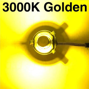 Planet Gates Golden yellow / H9 2x H7 LED H11 H4 Hi/Lo H1 H3 H8 HB1 HB3 HB4 HB5 HIR2 H13 H27 9005 9006 Car Headlight Bulbs 3000K 6000K 8000K COB C6 car lights